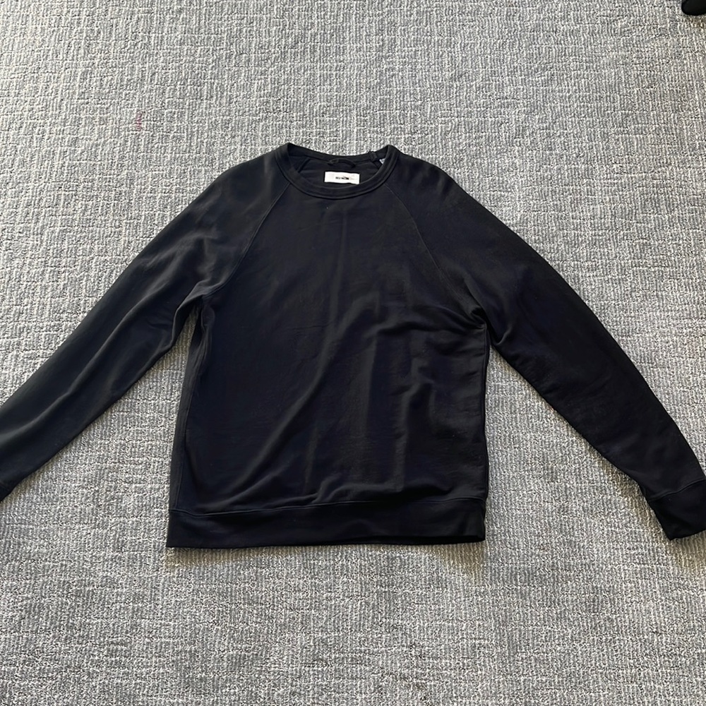 Buck Mason black sweatshirt, medium